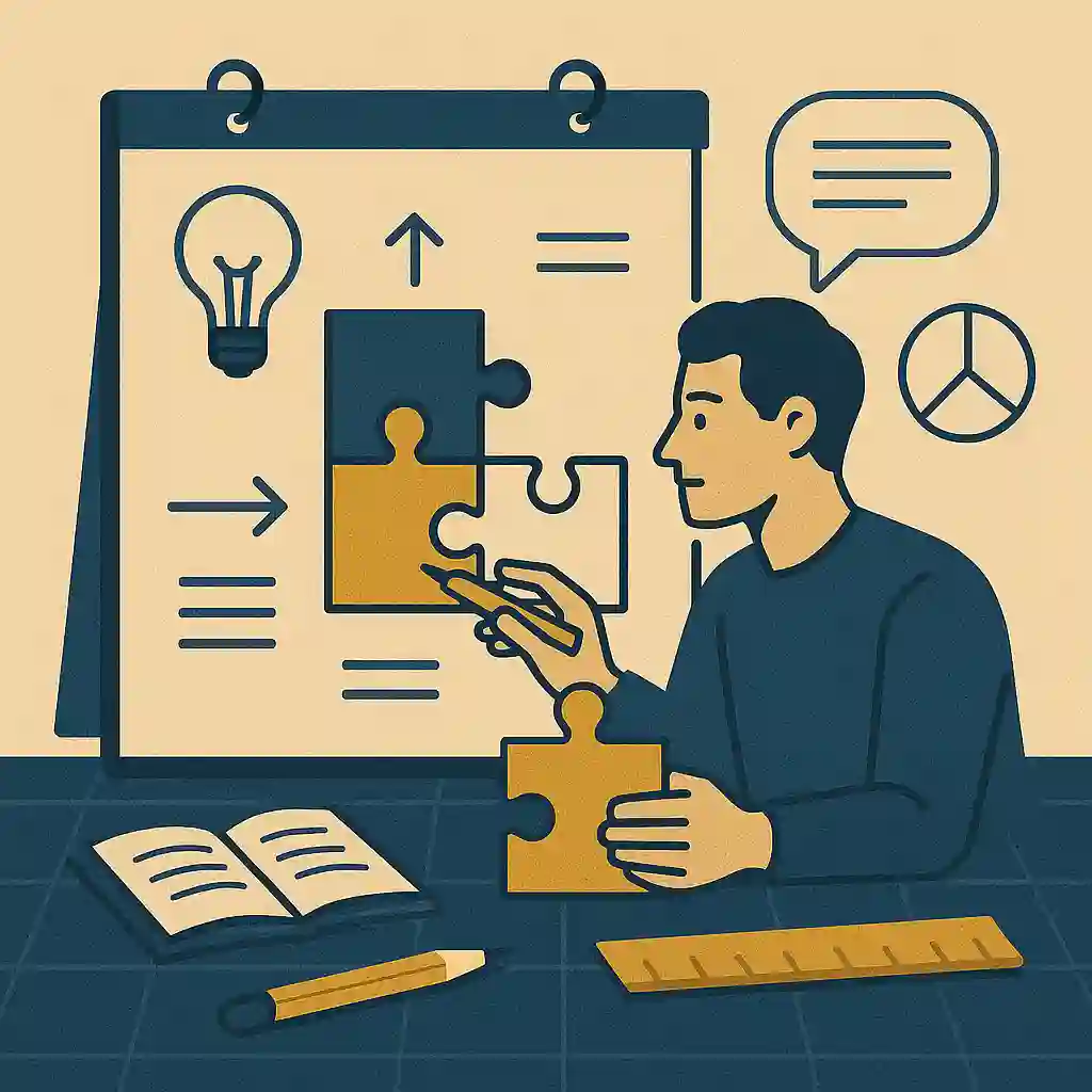 marketing blueprint in marketing puzzle 