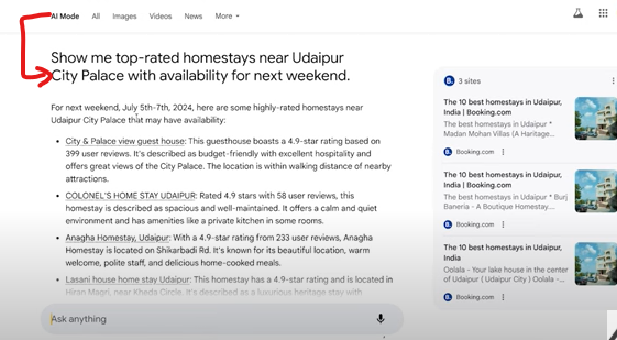 Google AI mode