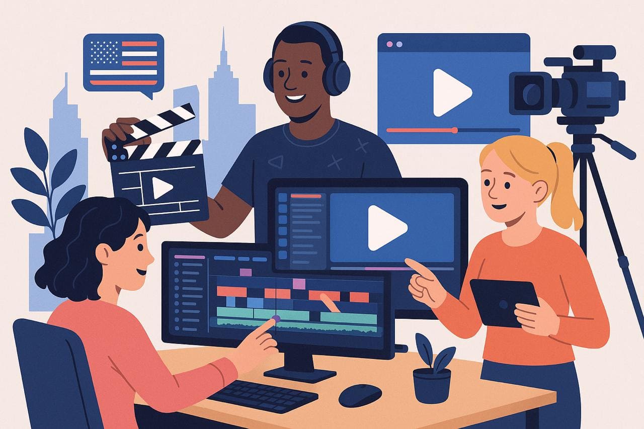 Best Video Editing Agency in the USA for Brands and Creators